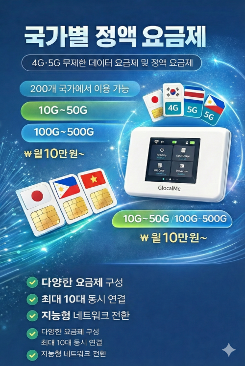 [4G] 말레이시아 30일 10G